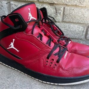 Vintage Nike Air  1 Flights Size 9 Gym Red and Black No Box